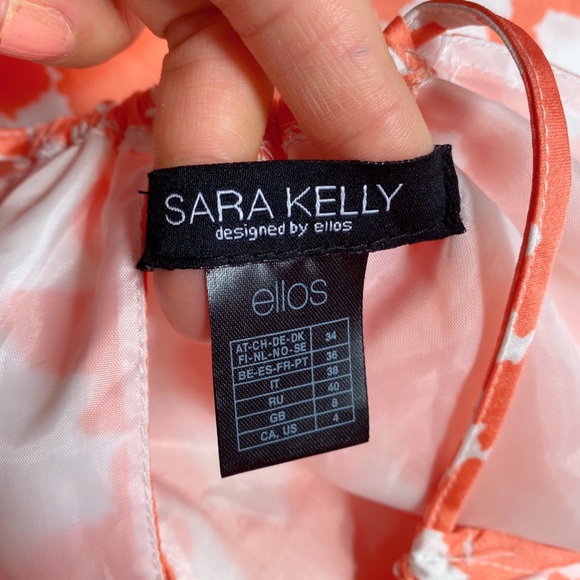 🍑 SARA KELLY BOHO PEACH LOOSE SUMMER MAXI DRESS! - Picture 5 of 11